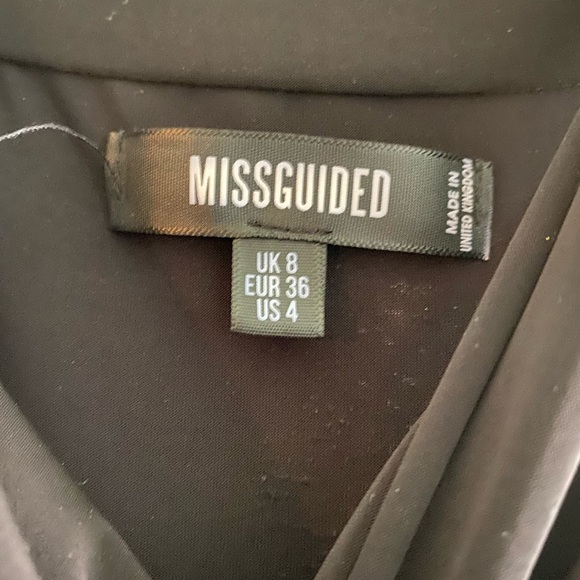 Missguided Bardot maxi dress with split size 4 (small) - Picture 4 of 4